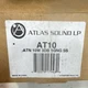 Atlas Sound LP AT10 Silver Wall Mount Volume Control Plate Audio Attenuator