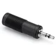 Hosa Technology GMP-112 1/4&Prime; TRS to 1/8&Prime; Mini TRS Adapter Stereo Audio Jack