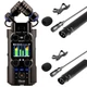 Zoom H5Studio Recorder + 2x XLR Lavalier Mics | 32-Bit Float Pro Audio Kit