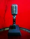 Vintage 1960's Shure PE55SH dynamic cardioid microphone Hi Z w S37A stand 55S