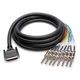 Hosa DTP-804 12-foot 8-Channel DB25 to 1/4" TRS Snake D-Sub 25-pin 12ft 12-feet