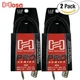 2-PACK Hosa HSX-003 3FT Rean 1/4" TRS to XLR M Pro Balanced Interconnect Cable