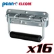 16 Penn Elcom H1053Z Spring-loaded Surface Mount Flip Handle Rubber Grip Zinc