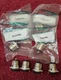 (8) NEUTRIK NJ3FP6C  1/4" TRS Female Panel Mount Locking Connectors - New