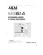 Akai MG614 Mixer Owners Instruction Manual