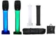 (2) Rockville SPGN154 15" 1000 Watt 4-Ohm DJ Speakers+Adjustable Totem Stands