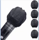 Microphone Cover 200pcs (100 pairs) Microphone Covers Disposable Individually...