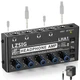 LZSIG 4-Channel Headphone Amplifier Stereo Audio Bass Boost Mini Metal