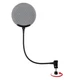 Gator Frameworks Metal Pop Filter With Gooseneck For Clear Vocal Recordings