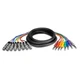 Hosa STX-802F 6-foot 8-Channel XLR Female to 1/4" TRS Male Balanced Snake XLRF