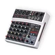 Bomge 6 Channel Audio Sound Mixer - Professional Digital Dj Mixing Con