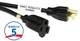 Pro Co E163-25 16-gauge NEMA 5-15P to NEMA 5-15R Power Extension Cord - 25 foot