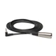 Hosa Camcorder Microphone Cable Right-Angle 3.5 mm TRS to XLR3M (10-Ft)