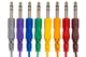Hosa CSS-890 1/4-inch TRS Male to 1/4-inch TRS Male Patch Cable 8-pack - 3 foot