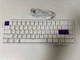 EPOMAKER HE68 Wired 65% Keyboard Hall Effect Switch White Purple Tested