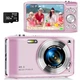 Digital Camera for Kids Teens Beginners Compact 48MP 4K  HD 16X Zoom Webcam