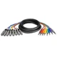 Hosa Technology 22.96'/7m 8-Channel Stereo Male 1/4" Phone to Female 3-Pin XLR S