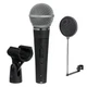 Shure SM58S Vocal Microphone with On/Off Switch + Pop Blocker