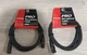 2 PACK Hosa HMIC-010 Pro  10ft. Microphone Cable w/REAN Straight XLR Connectors