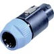 Neutrik NL8FC Speaker Connector Straight Plug Number Poles (Num): 8 Ne