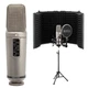 Rode NT2-A Condenser Mic Bundle w/ Auray RF-5P-B Filter & RFMS-580 Filter Stand