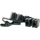 WindTech TC-12 Dual Lavalier/Lapel Mic Soft-Mount Tie Clips for 1-2mm Microphone