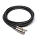 Hosa MCH-110 XLR3F to 1/4 in TS Microphone Cable, 10ft