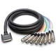 Hosa DTF-804 Snake DB25A to XLR Female 4m