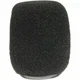 Shure RK183WS Snap-Fit Foam Windscreens for Select Microphone 4 Pack, Black