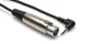 Hosa XVM-101F Microphone Cable XLR3 Female to Right-angle 3.5 mm TRS 1 ft