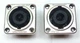 (2)Two Genuine Neutrik NL8MPRXX Female 8 Pin SpeakON Connector Square Config