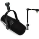 Shure MV7X Dynamic Podcast Microphone with Boom Arm Bundle
