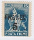 Italy Italy River 1919 5 on 25c MH* Stamp A23P31F12921