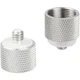CAMVATE 1/4"-20 Male to 5/8"-27 Female Thread Adapter, 2-Pack #C1361