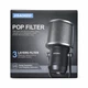 Pop Filter,Aokeo [Upgraded Three Layers] Metal Mesh & Foam & Etamine