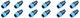 (12 PACK) NEUTRIK NL8FC 8-Pole Locking High-Load Speakon Cable Connector