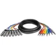 Hosa STX-802F Snake 1/4"" TRS to XLR Female 2m