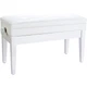 Roland RPB-D400-US Piano Bench, Duet Size, Vinyl Seat White LN