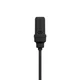 Shure UL4B/C-MTQG-A Directional Subminiature Lavalier with TA4F Connector, Black
