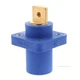 Joy Cooper 16 Series Male Blue Single Hole Buss Bar Panel Mount E1016-1706B