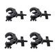 ProX T-C12H-BLK-X4 Set of 4 M10 Clamps with Big Wing Knob - Black