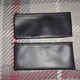 X2 Shure Wired Microphone Bag Zipper Pouch Case Black Vinyl Standard Size 10"x4"
