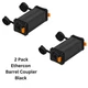 2x Pack Neutrik Style RJ45 Tactical Cat5 Ethernet EtherCon Coupler IP65 Barrel