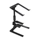 Pro X Folding DJ Laptop Stand w/ Adjustable Height Accessory Tray + Carrying Bag