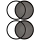 2 Goldwood Sound SG-M10 Steel Mesh Snap On Woofer Grills for 10" Speakers