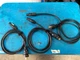 Qty 3 NEUTRIK NAC3F-TRUE1-S 20A True1 Power OUT Locking Cable Mount with cords