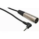 Hosa Stereo 35mm Male TRS RightAngle to XLR Male Microphone Patch Cable 1 ft