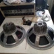 2 JBL 265H Professional 8 ohms 15"  Sub Woofer Speakers SEE VIDEO MINT