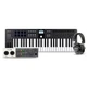 Arturia KeyLab MK3 MIDI Keyboard Controller w/UA Interface/Tascam Headphones Blk