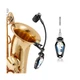 KIMAFUN 2.4G Wireless Saxophone Microphone, Clip-on Instrument Microphone, 10...